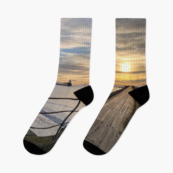 Item preview, January sunrise at the mouth of the River Blyth - Landscape (2) designed and sold by Violaman.