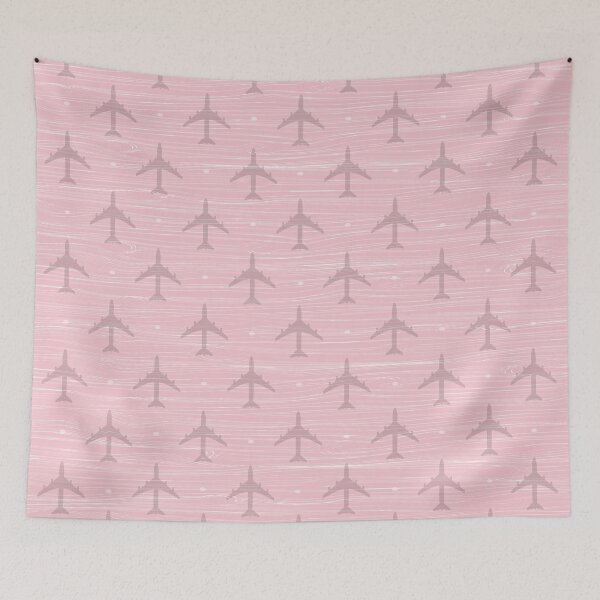 Item preview, Pink Skies Dream | Airplane Pattern designed and sold by NOVOImpression.