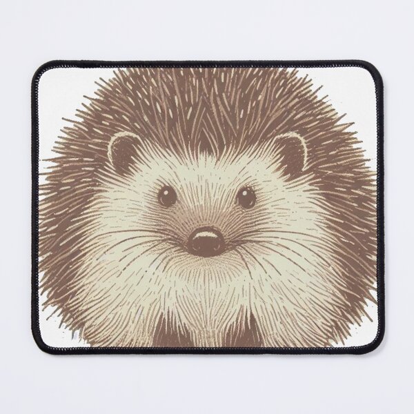 Item preview, Detailed Hedgehog Illustration designed and sold by mYaro.