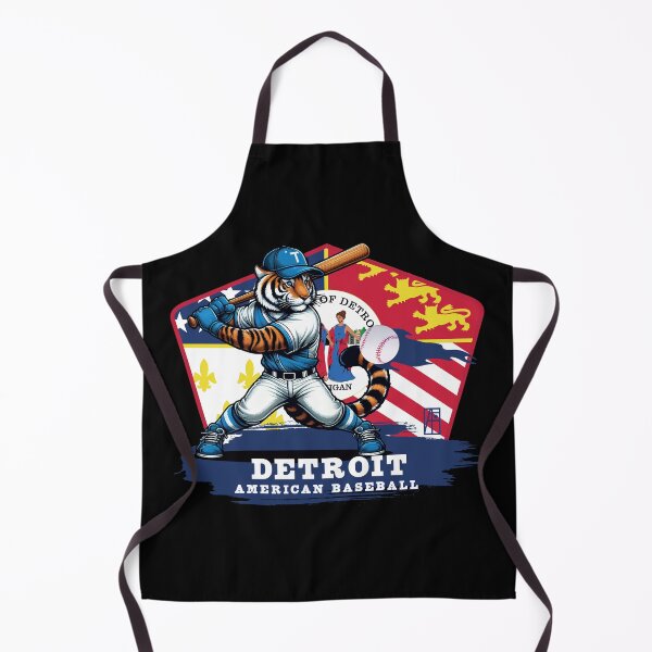 Item preview, USA - American BASEBALL - Detroit - Baseball mascot - Detroit baseball designed and sold by ArtProjectShop.