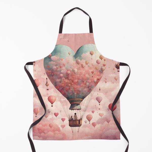 Item preview, Romantic Heart Shaped Ballon Pink Watercolor designed and sold by ShaViArt.