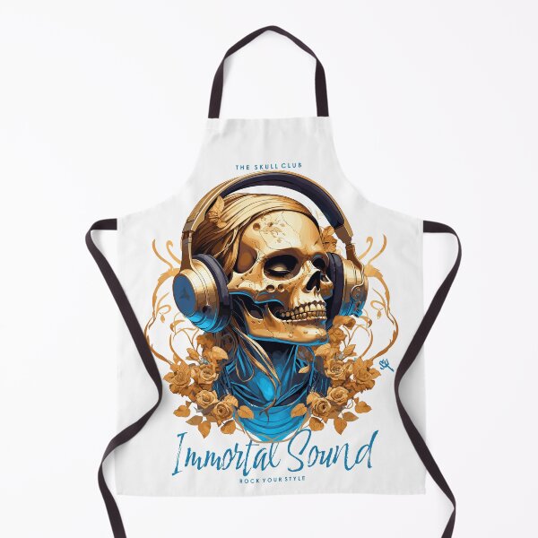 Item preview,  Immortal Sound - The Skull Club, skull, skull, headphones designed and sold by HIGUMAX.