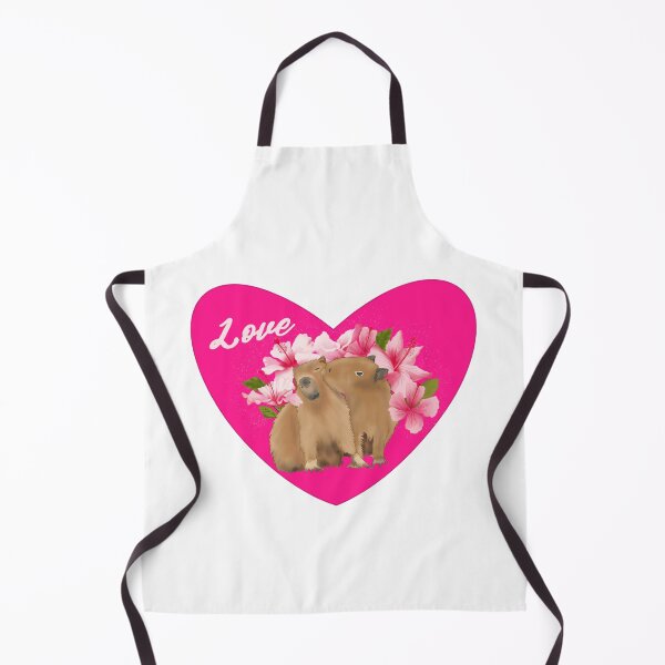 Item preview, Capybaras in love with Hibiscus flowers  designed and sold by A Sweet  Fragrance Art.