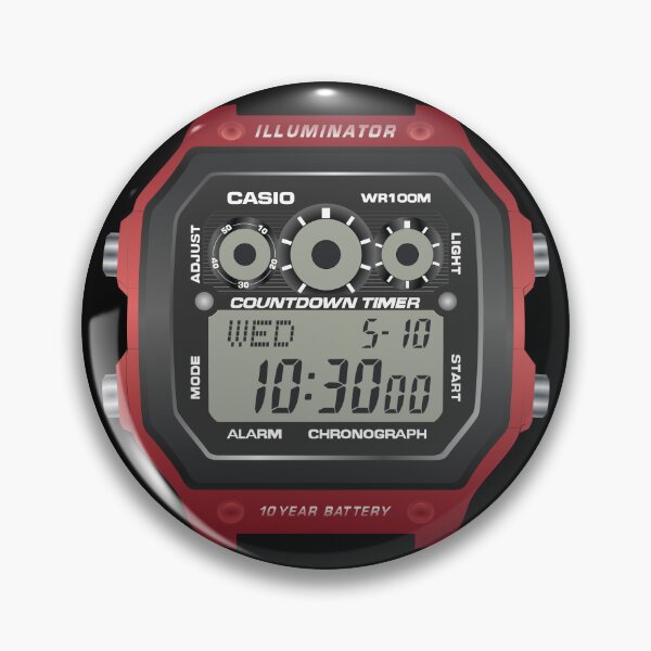 Item preview, Casio AE1300 Red designed and sold by RadDadArt.