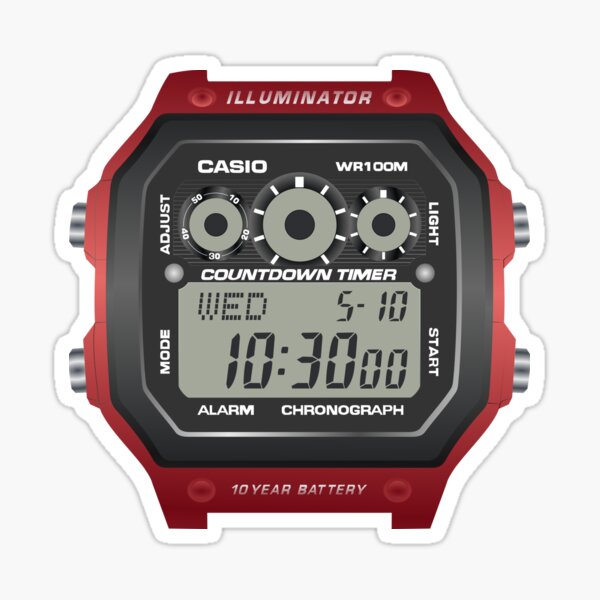 Item preview, Casio AE1300 Red designed and sold by RadDadArt.