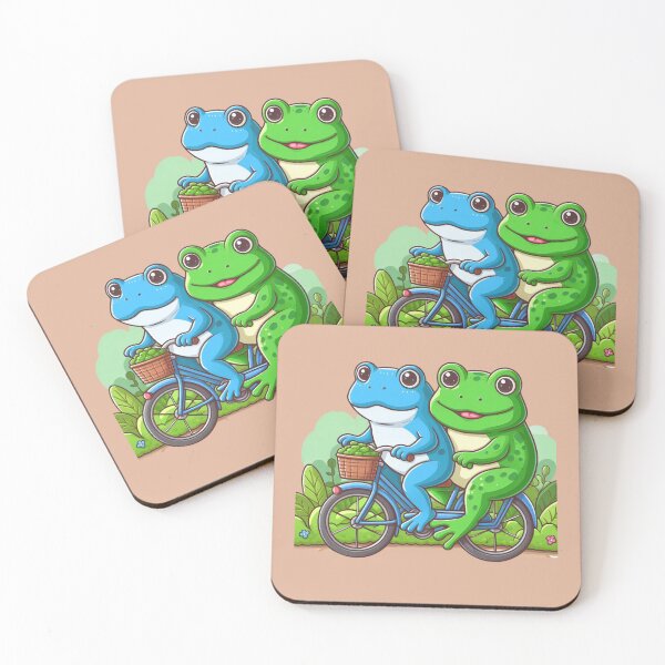 Item preview, Frog & Toad Bicycle designed and sold by Myra365Art.