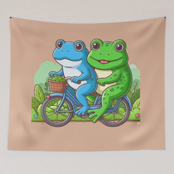 Item preview, Frog & Toad Bicycle designed and sold by Myra365Art.