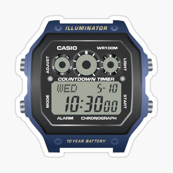 Item preview, Casio AE1300 Blue designed and sold by RadDadArt.