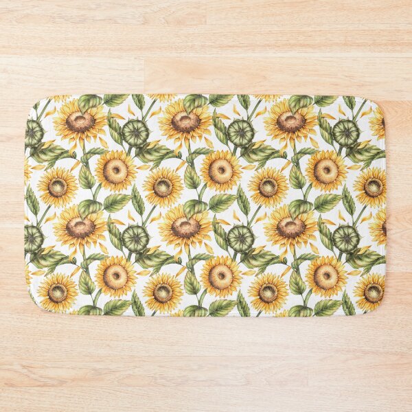 Item preview, Sunflower - Seamless Pattern - Water Color designed and sold by patternjp.
