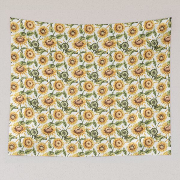 Item preview, Sunflower - Seamless Pattern - Water Color designed and sold by patternjp.