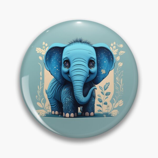 Item preview, Cute Baby Girl elephant with roses designed and sold by Firas Aljazzar.