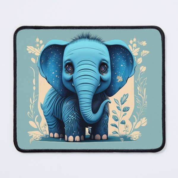 Item preview, Cute Baby Girl elephant with roses designed and sold by Firas Aljazzar.
