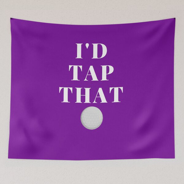 Item preview,  I'd Tap That Golf Ball Funny Golfing Design Golf Ball Art Gift for Golf Player designed and sold by TeesByDesign.