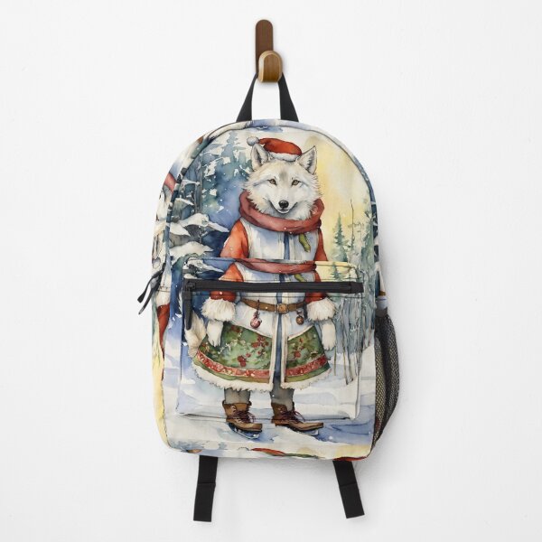 Item preview, Arctic Fox Wating for Santa Gift designed and sold by Suraj Thapa.