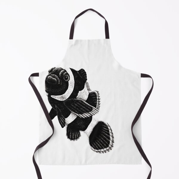 Item preview, Black ocellaris clownfish drawing designed and sold by LorenDowding.