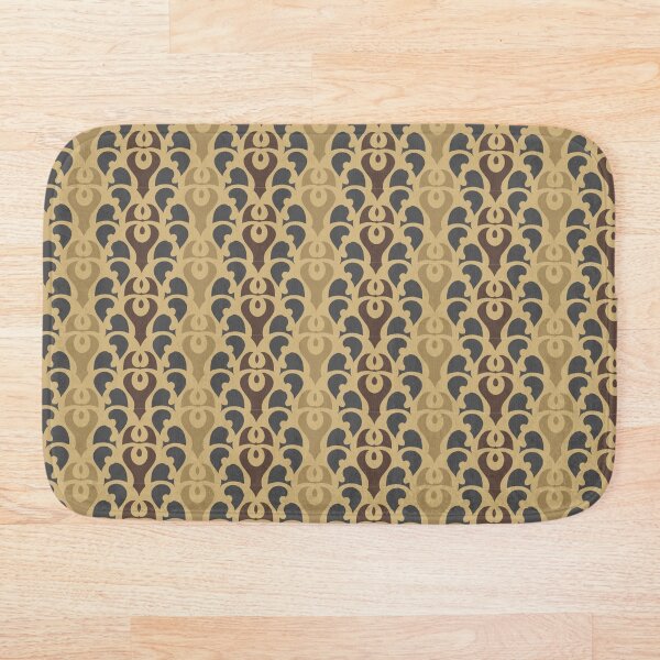 Item preview, Abstract Shapes Brown and Black Pattern on Tan Background designed and sold by Salahuddin190.