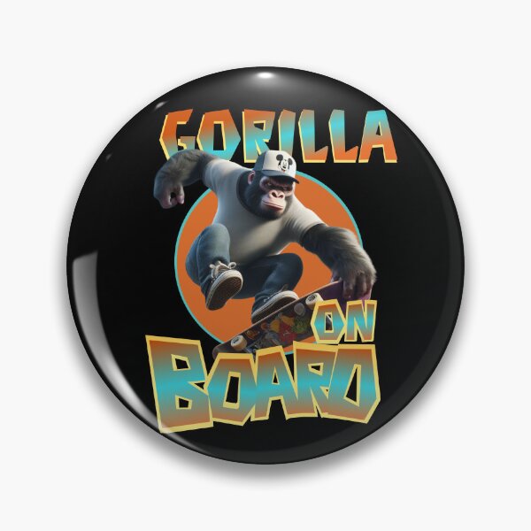 Item preview, A cool gorilla skateboarding  designed and sold by Animal world designs.