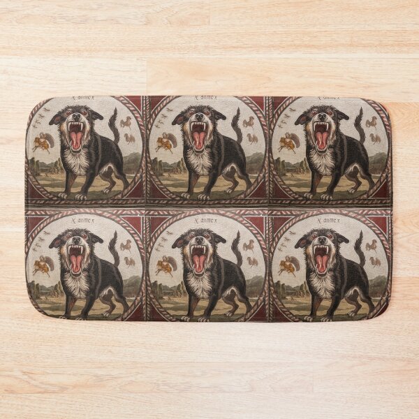 Item preview, Beware of the Dog Mosaic - Ancient Roman Artwork designed and sold by ElLocoMus.