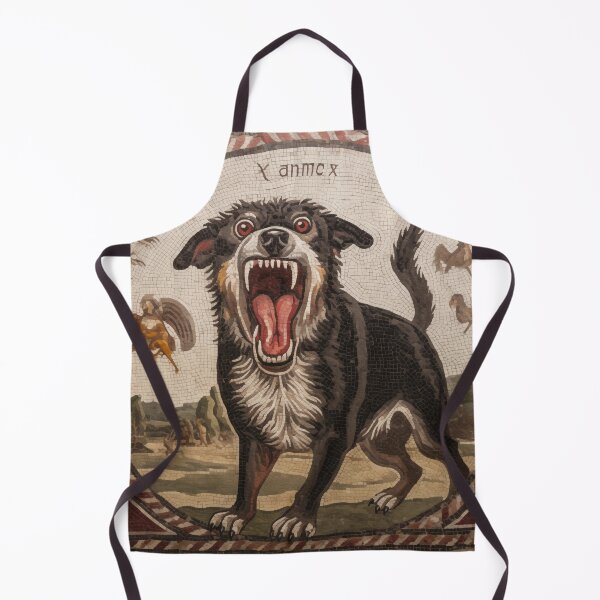 Item preview, Beware of the Dog Mosaic - Ancient Roman Artwork designed and sold by ElLocoMus.
