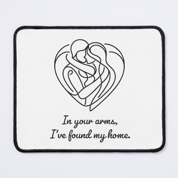 Item preview, Art one line In your arms I've found my home. designed and sold by Expressartzone.