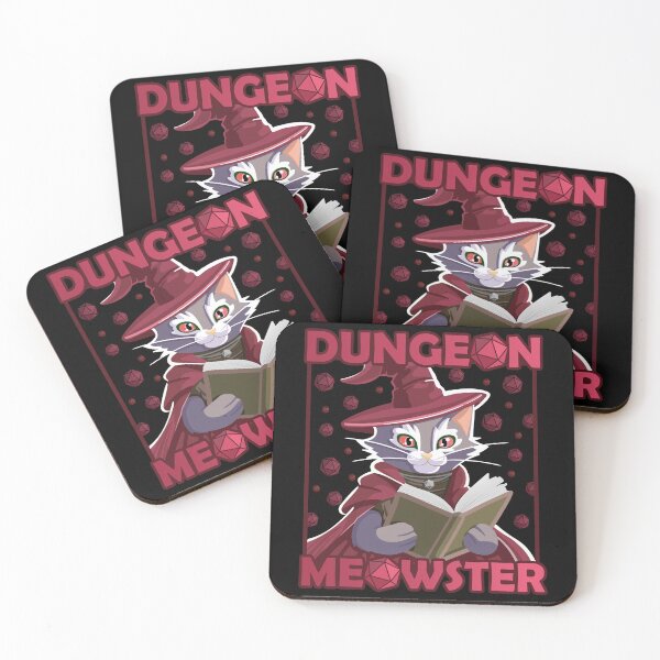 Artikelvorschau, Dungeon Meowster – Rot entworfen und verkauft von Geobat.