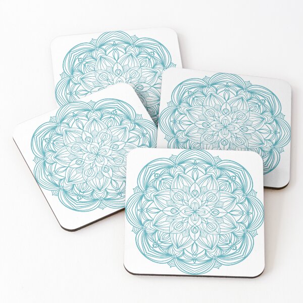 Item preview, Turquoise mandala  designed and sold by Stefania do Rego Almeida.