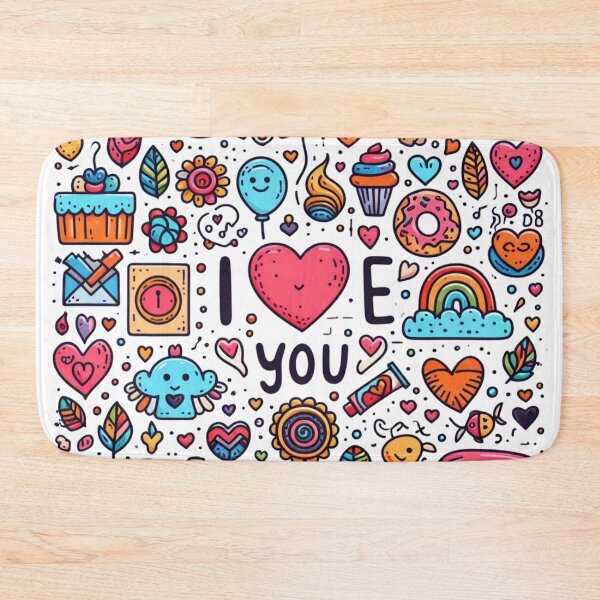 Item preview, Valentine's Day I love You board with sweet valentine elements  designed and sold by JaroDesign2023.