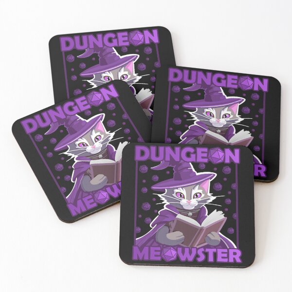 Artikelvorschau, Dungeon Meowster – Lila entworfen und verkauft von Geobat.