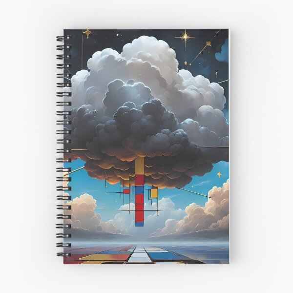 Item preview, Mondrian clouds designed and sold by Digital-dust.