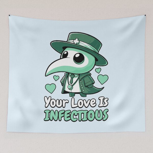 Item preview, Your Love Is Infectious! Cute Valentines Day Plague Dr designed and sold by PMCreative.