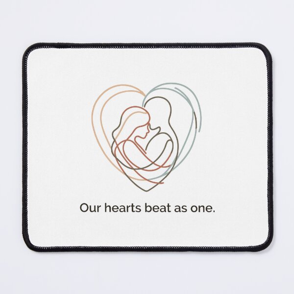 Item preview, Art one line our hearts beat as one. designed and sold by Expressartzone.