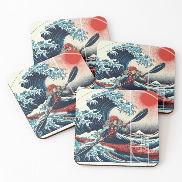 Item preview, The Great Wave in Golden ratio designed and sold by Kajakfoto.