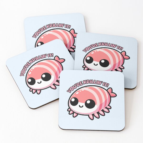 Item preview, You're Krillin It! Cute Krill Puns designed and sold by PMCreative.