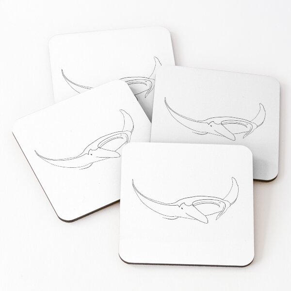 Item preview, Manta ray outline BLACK designed and sold by heatherwestt.