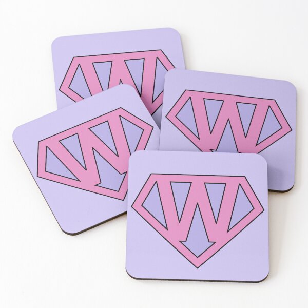 Item preview, Letter W | Super Letter | Purple and Pink designed and sold by Christiana-Art.
