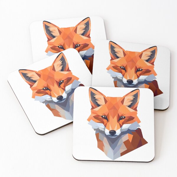 Item preview, Geometric Fox Head designed and sold by Weirdanya.