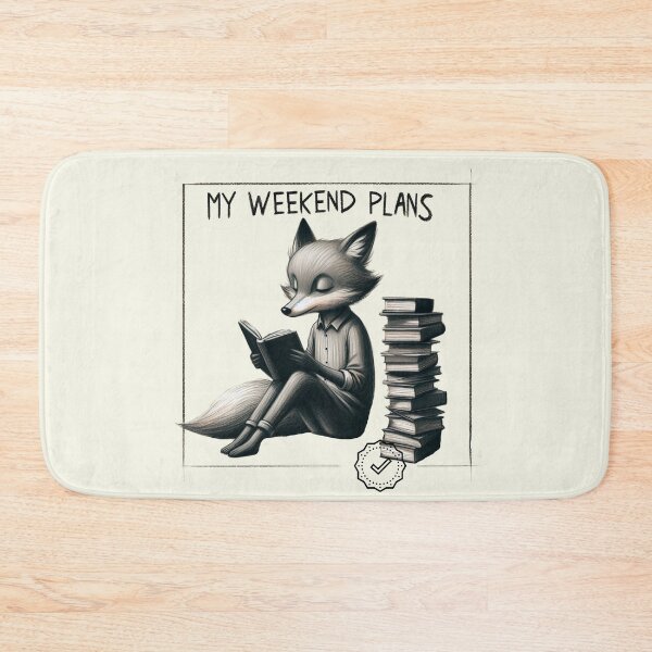Item preview, Vibrant Weekend Fox - Book Lover Illustration designed and sold by RuyaFab.