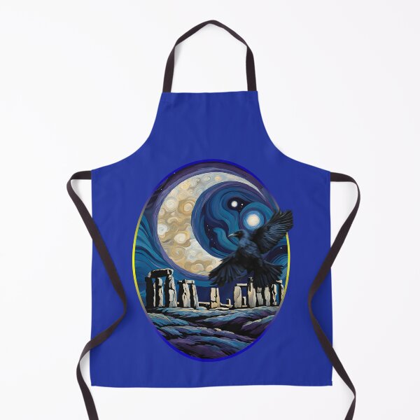 Item preview, Stonehenge Moon and Crow. Van Gogh Style T-Shirt designed and sold by leyfinder.