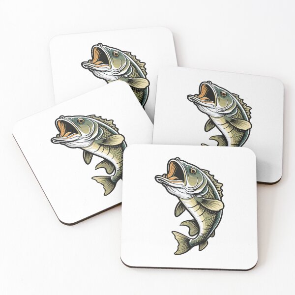 Item preview, Bass fishing sticker designed and sold by portokalis.