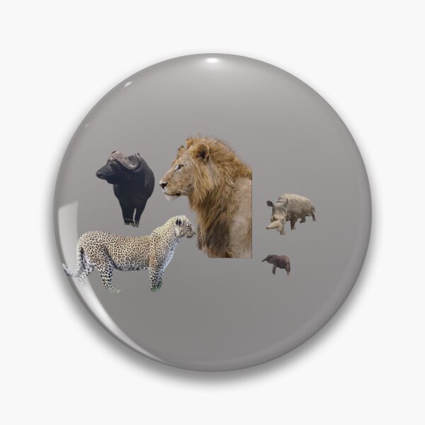 Item preview, Big Five on Land designed and sold by annenambiro.