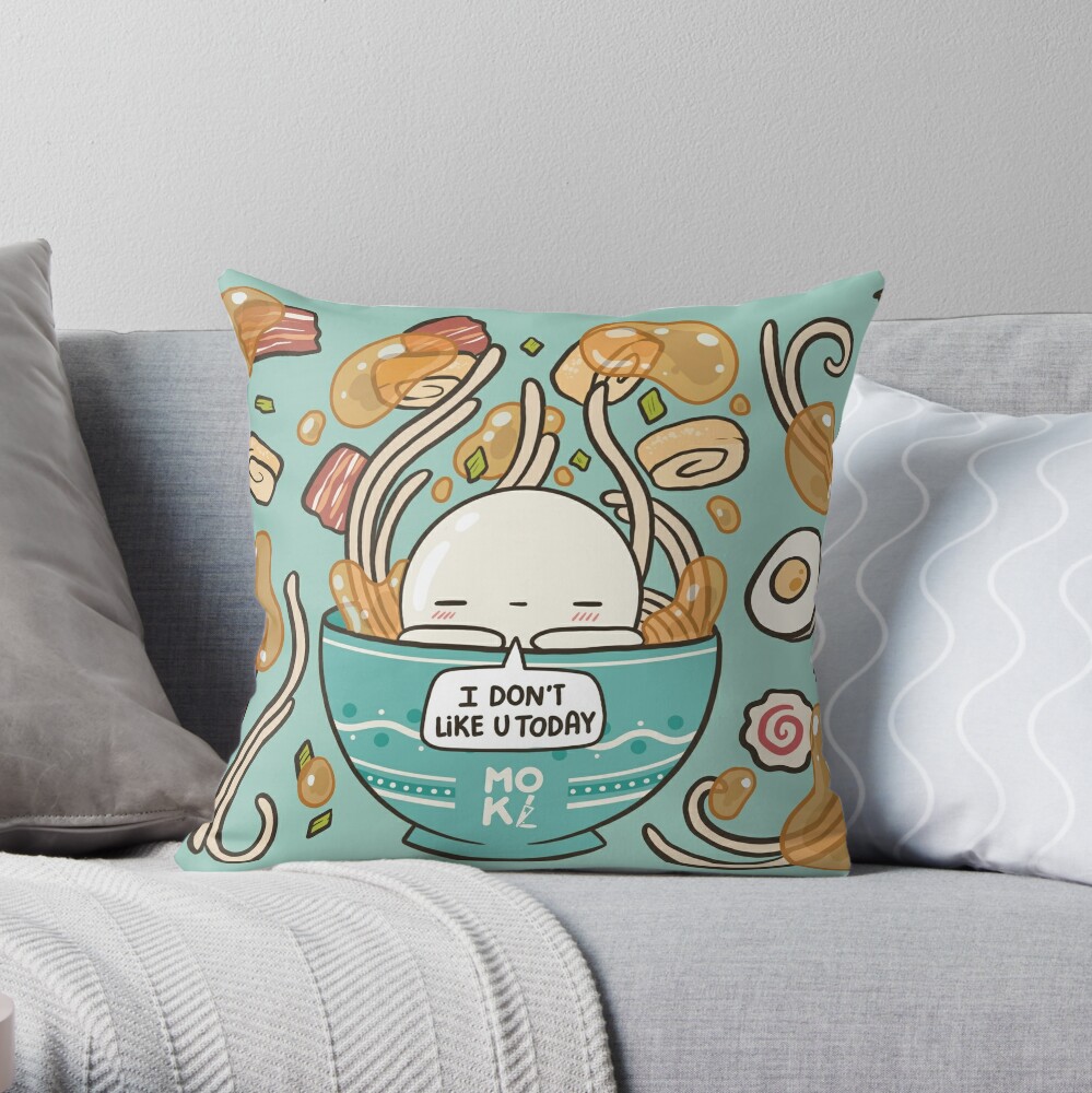 Item preview, Throw Pillow designed and sold by mokioki.