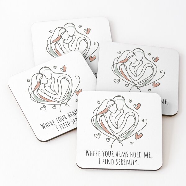 Item preview, Where your arms hold me, I find serenity. designed and sold by Expressartzone.