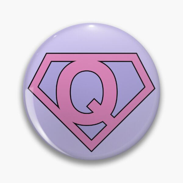 Item preview, Letter Q | Super Letter | Purple and Pink designed and sold by Christiana-Art.