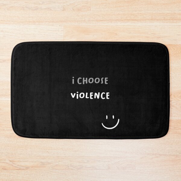 Item preview, I Choose Violence  | Minimalist Design designed and sold by RM-Journey.
