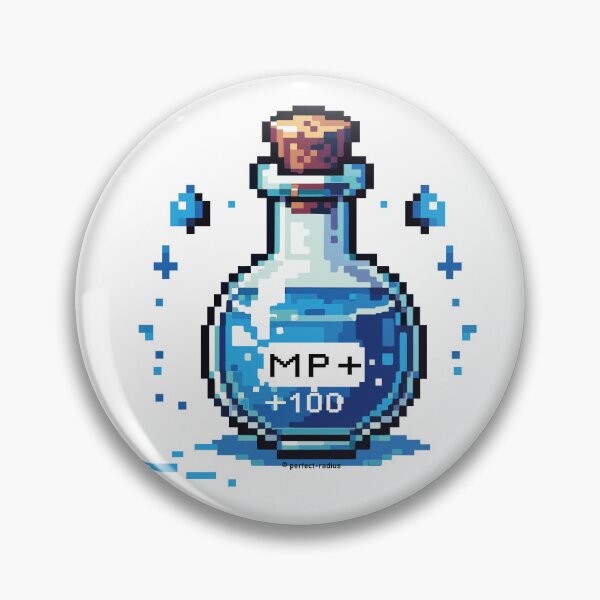 Artikelvorschau, Videospiel – RPG MP Potion | Pixel Kunst entworfen und verkauft von perfect-radius.