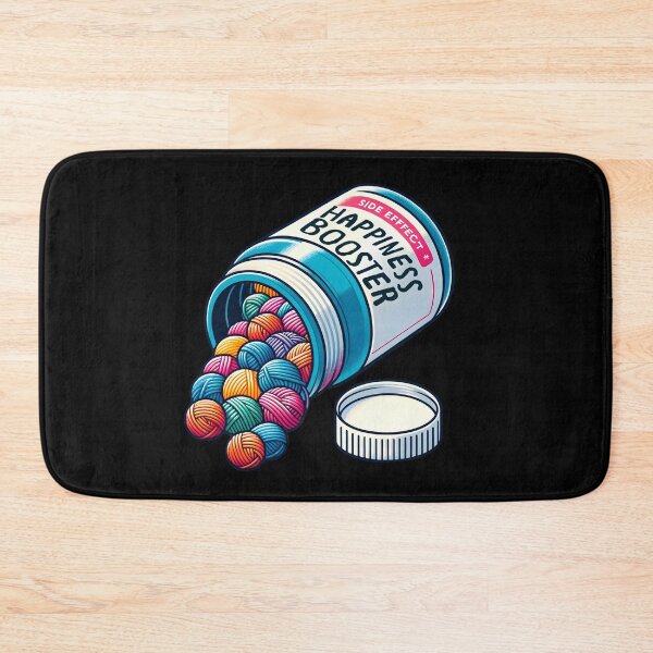 Item preview, Crafting joy. Yarn Skein Pill Bottle. Knitting and crocheting lovers. designed and sold by Unitepeople.
