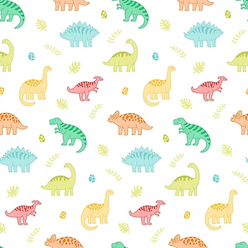 Artwork thumbnail, Dinosaur Pattern  by InfiniteSticker