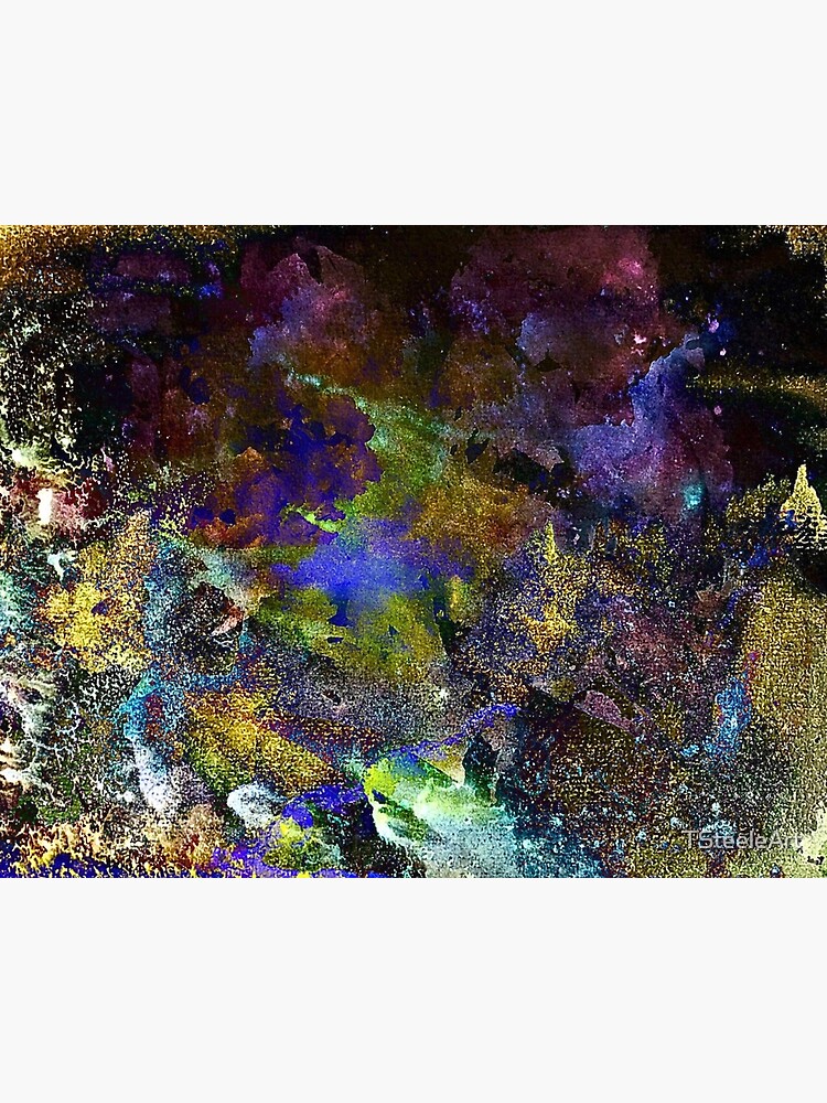 Thumbnail 2 of 2, Art Board Print, Neon Seas designed and sold by TSteeleArt.