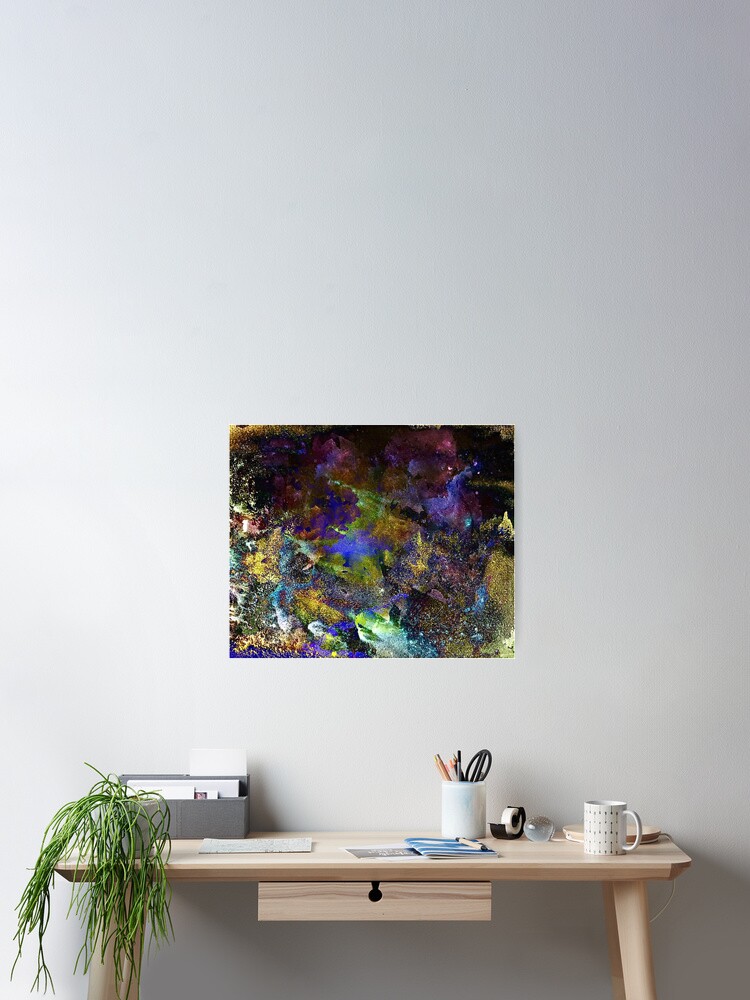 Thumbnail 2 of 3, Poster, Neon Seas designed and sold by TSteeleArt.
