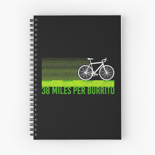 Item preview, CYCLING: 38 Miles Per Burrito designed and sold by Sandra78.